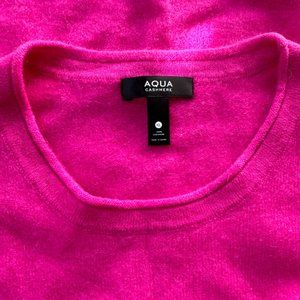 Aqua Cashmere Crewneck Sweater